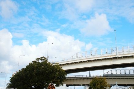 宜宾临港长江大桥南岸主塔封顶 是世界最宽公铁两用斜拉桥主塔